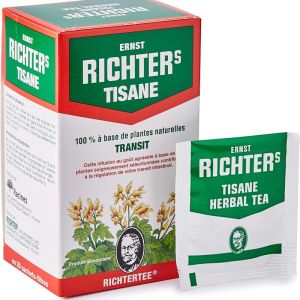 RICHTER Tisane 100% à base de plantes naturelles Transit, 20 sachets