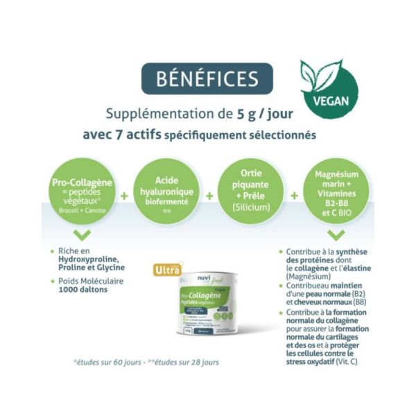 Pro-Collagène Végan - Peau, cheveux & Articulations 150gr