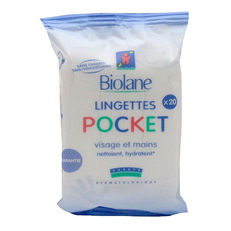 Lingettes Bebe Visage Mains Format Pocket