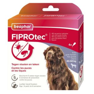 FIPROtec, pipettes antiparasitaires pour très grand chien 40-60kg