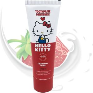 Hello Kitty, Dentifrice pour Enfant, Goût Fraise, 50ml,