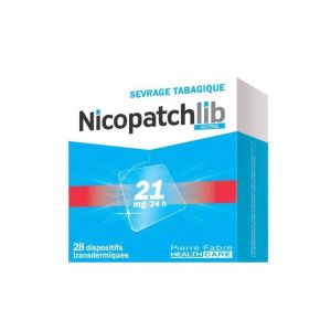 Nicopatchlib  21mg/24h - 28 dispositifs transdermiques