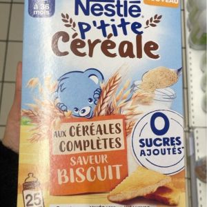 Céréales bébé dès 6 mois au biscuit sans sucres ajoutés