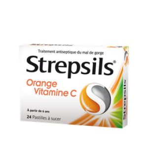 Orange Vitamine C 24 pastilles