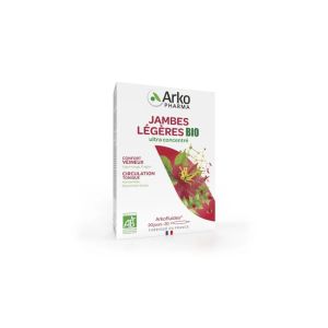 Arkofluides bio jambes légères 20 ampoules nouveau code