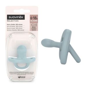 SX Pro Sucette Physiologique Silicone 6-18 Mois (Bleu)