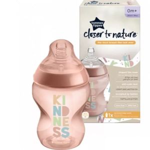 Biberon Closer to Nature 260ml Rose 0M+