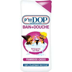 P'tit Dop Bain-Douche au parfum framboise-cassis