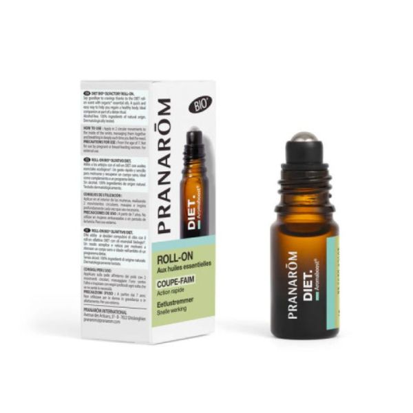 Roll-on Coupe Faim Bio Aromaboost Diet 5 ml