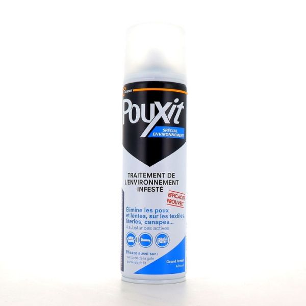 Pouxit Spray Anti-poux et Lentes Spécial Environnement 250ml