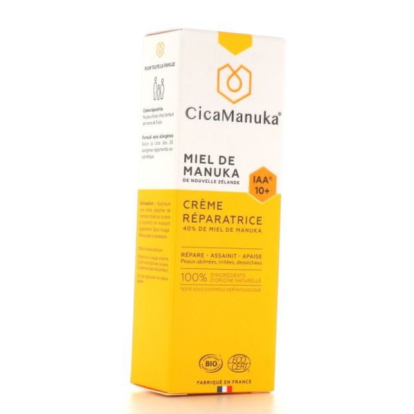 CicaManuka Crème Réparatrice Bio 40ml