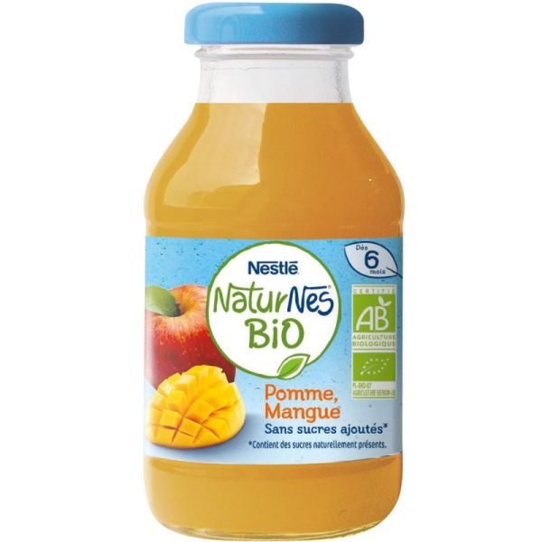 Naturnes Bio Pomme Mangue Bio Boisson Bébé Dés 6 mois