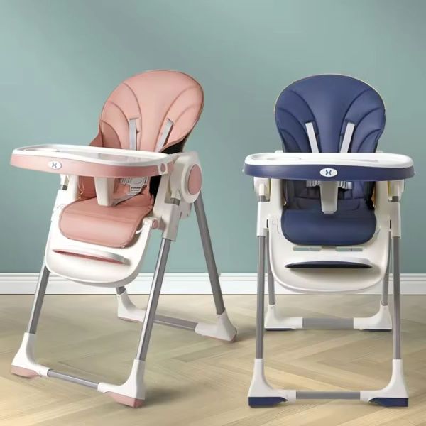 Chaise haute multifonctionnelle pour enfant - Rose