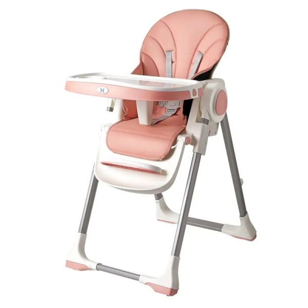 Chaise haute multifonctionnelle pour enfant - Rose