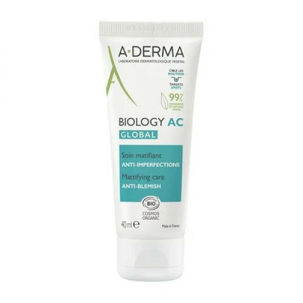 ADERMA BIOLOGY AC GLOBAL Soin matifiant Anti-perfections 40ML