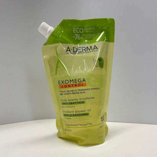 Huile lavante émolliente Exomega control recharge 500ml