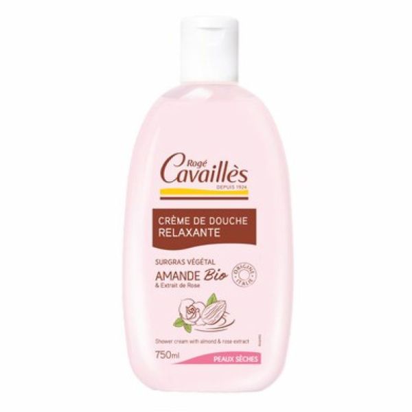 Crème de douche Beurre d'amande et rose - 750ml