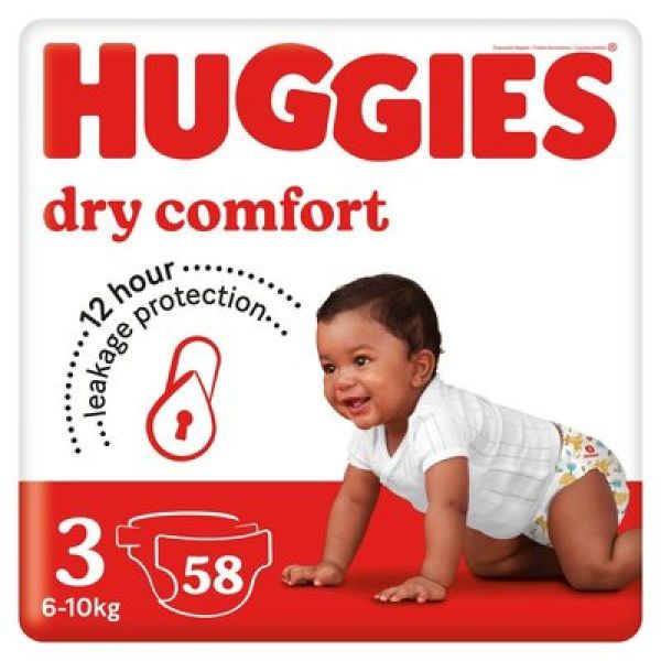 58 Couches Baby Dry taille 7 - toilette-soins