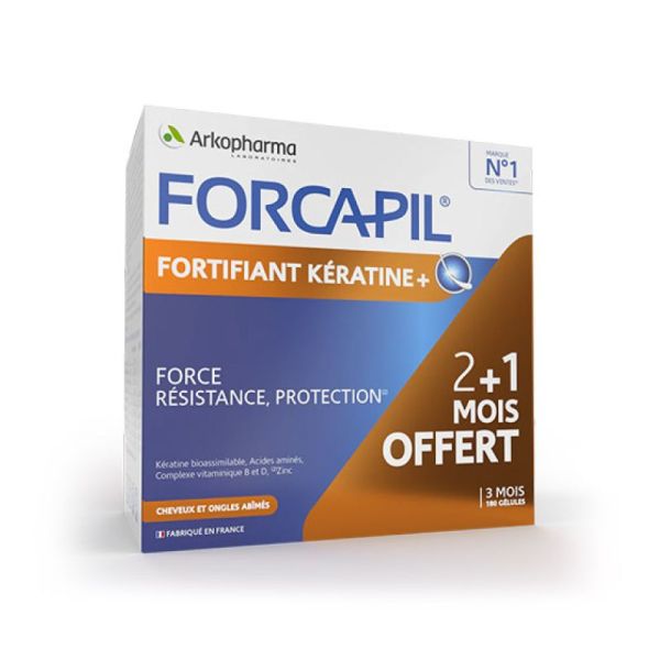 Forcapil Fortifiant Keratine 180 gelules