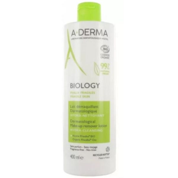 Biology Lait Démaquillant Dermatologique Bio 400 ml