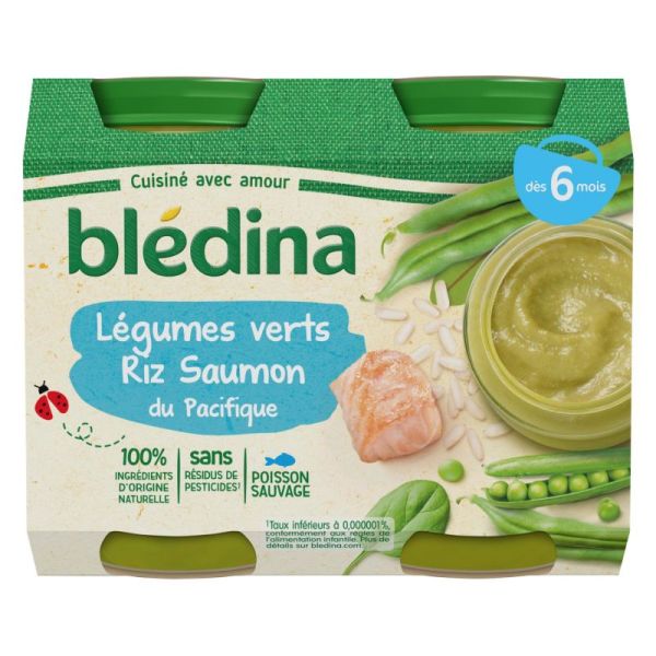 Petits Pots Bebe Des 6 Mois Legumes Riz Poisson 2 X 0g