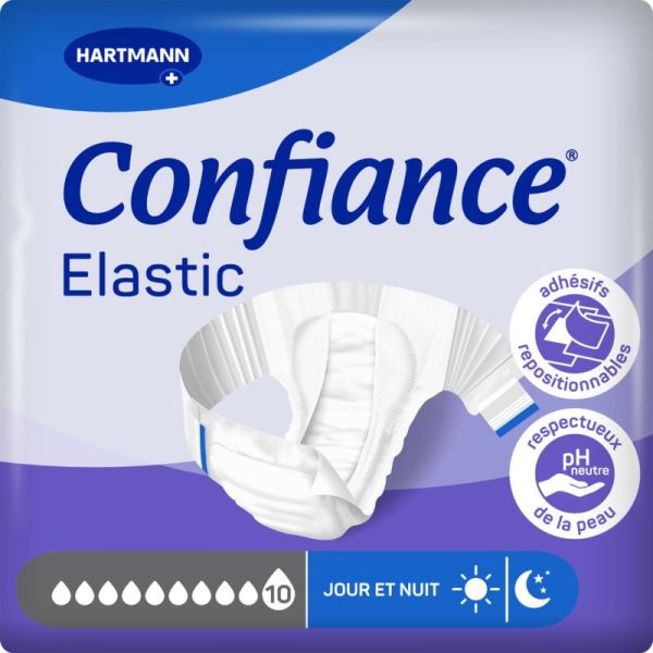 Confiance® Elastic 10 Gouttes Taille S