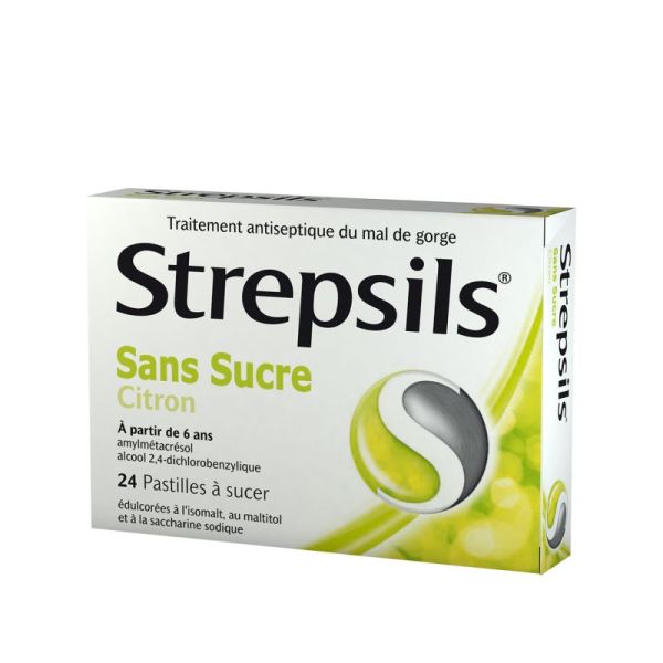 Citron Sans sucre 24 Pastilles