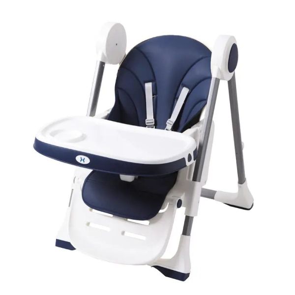 Chaise haute multifonctionnelle pour enfant - Bleu