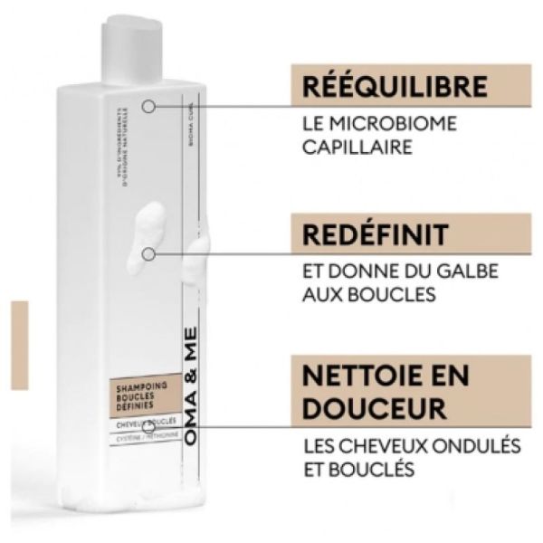 Shampoing Boucles Définies Ondulés à Bouclés 250 ml