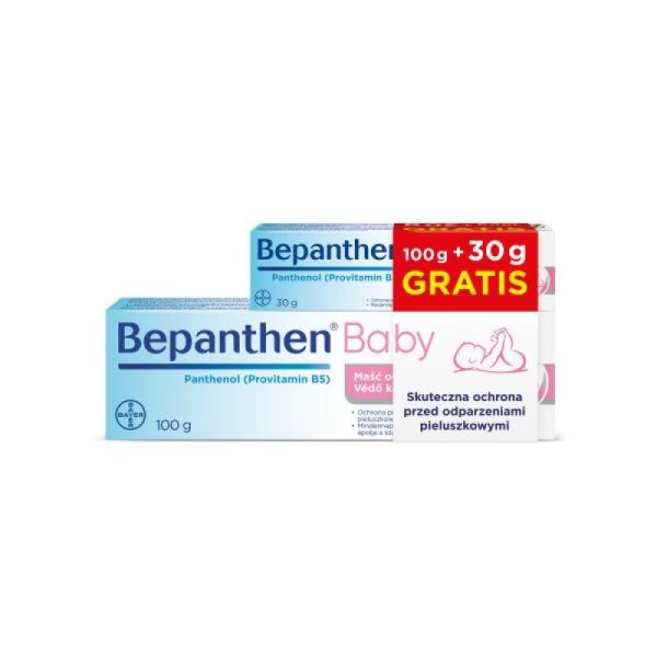 Bepanthen pommade 5% - tube de 100g + tube de 30g