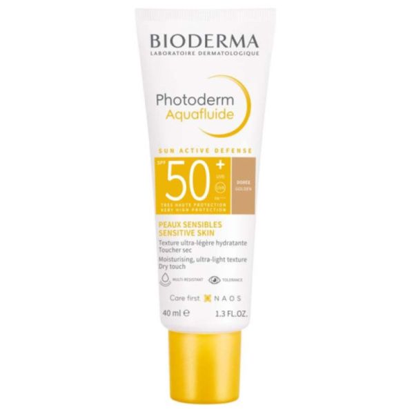 Photoderm Aquafluide SPF50+ teinté doré 40ml