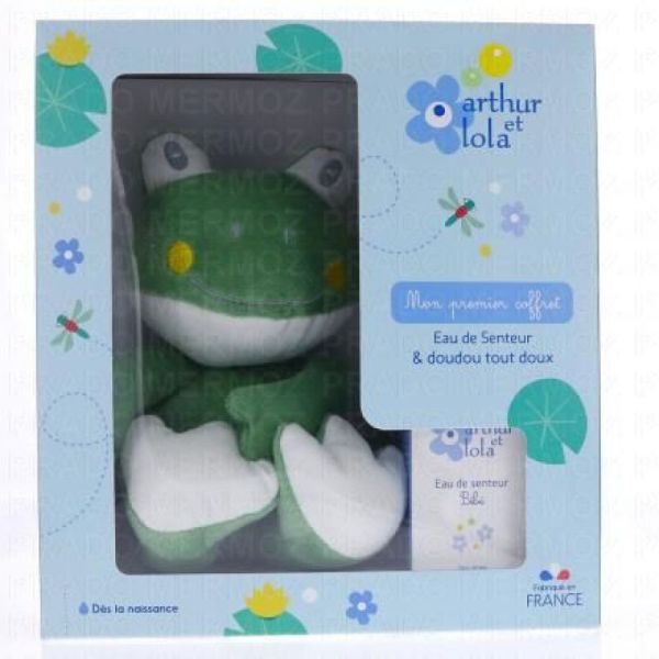 Coffret Eau de senteur 50ml et peluche Grenouille