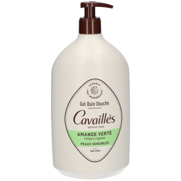 Gel Bain Douche Amande Verte 1L