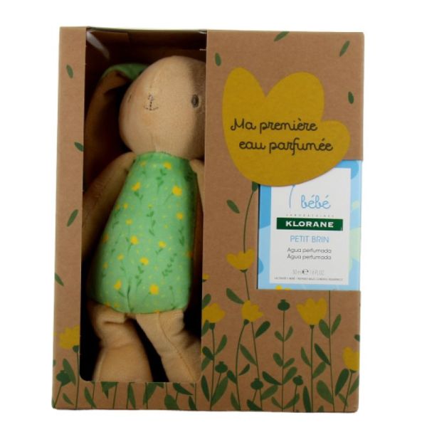 Klorane Bébé Eau Parfumée Petit Brin 50ml + Doudou lapin