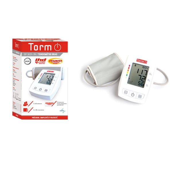 Tensiomètre Bras TORM BP 3KD1-3N