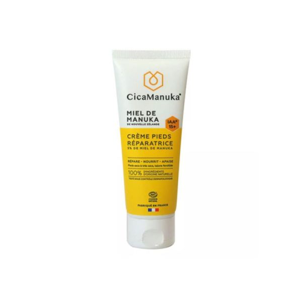 CicaManuka Crème Pieds Réparatrice Bio 75ml